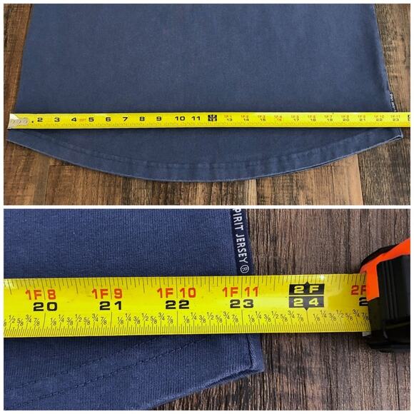 Disney Parks Spirit Jersey Puff Print Varsity Stripe Sleeve Size Medium Blue Whi - Picture 15 of 16